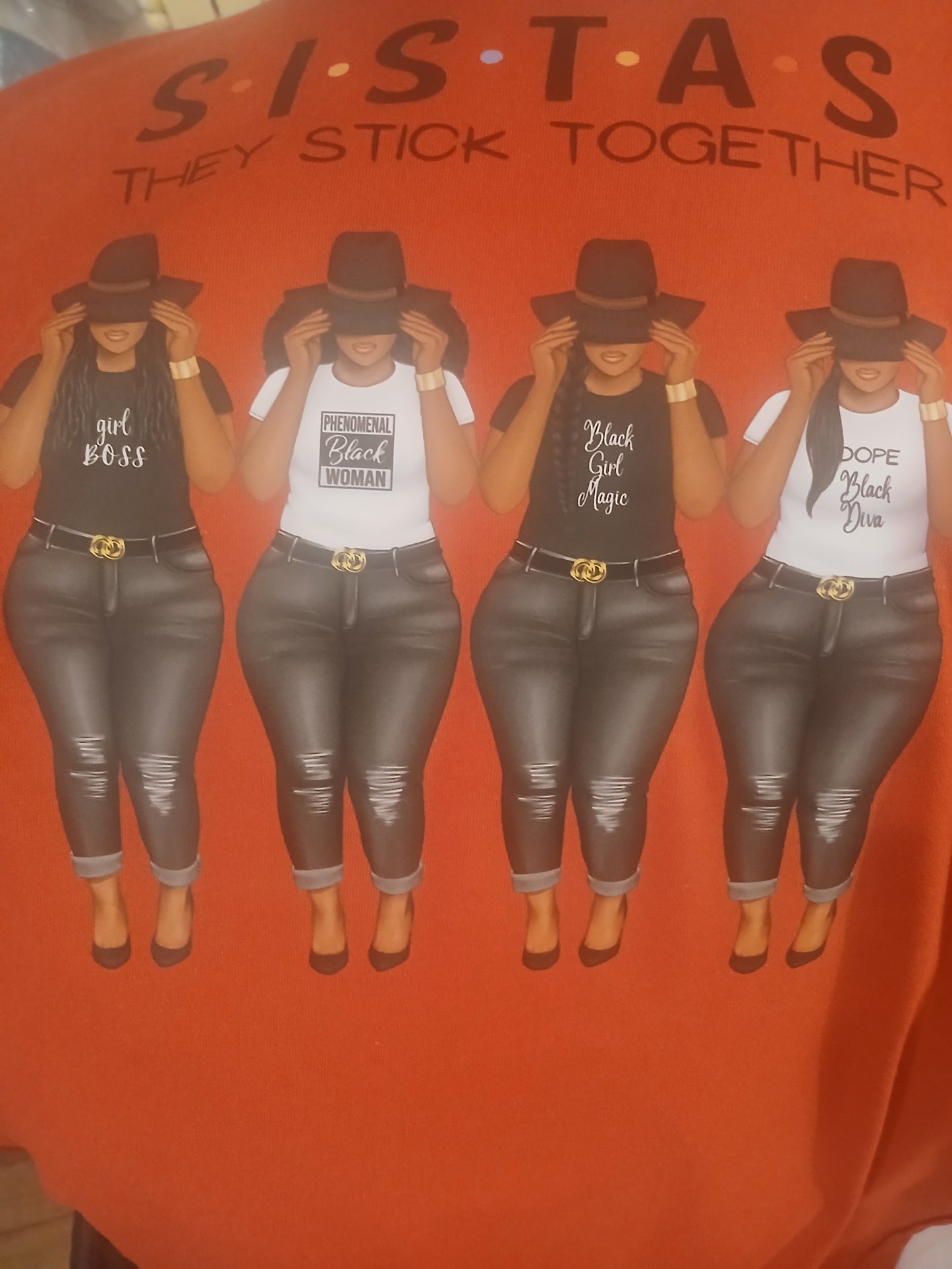 Sistas 7 Tee shirt 4 girls