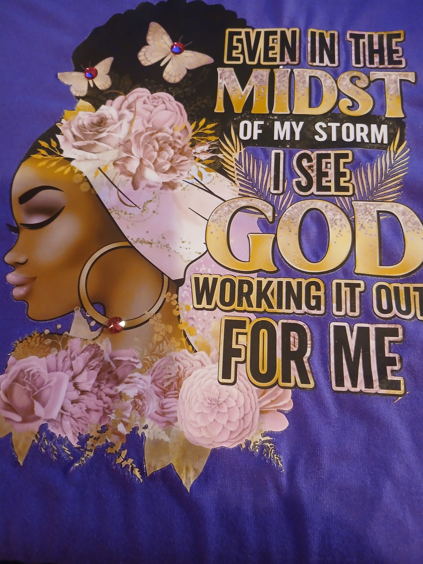Tee Shirt Religious Even in the Midst