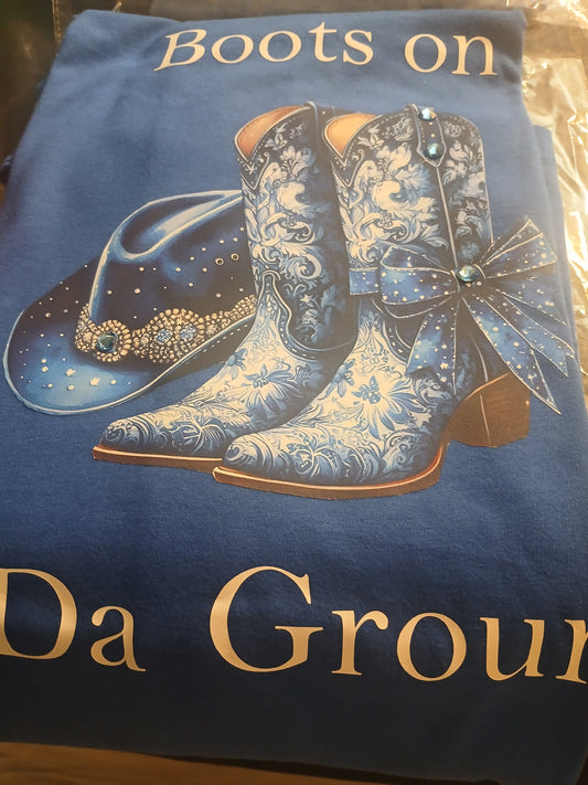 Boots on Da Ground Elec Blue