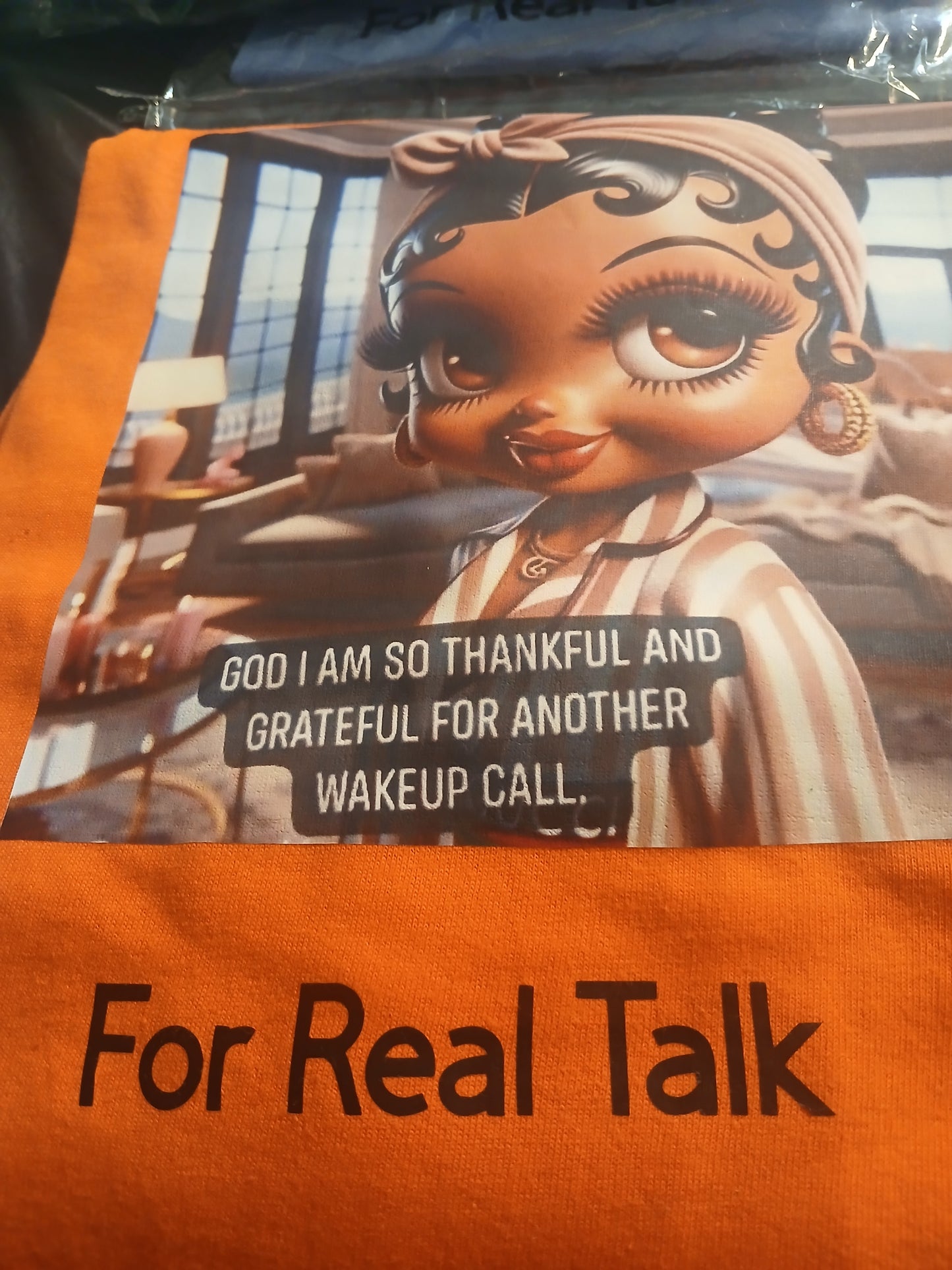 God I am Thankful Orange