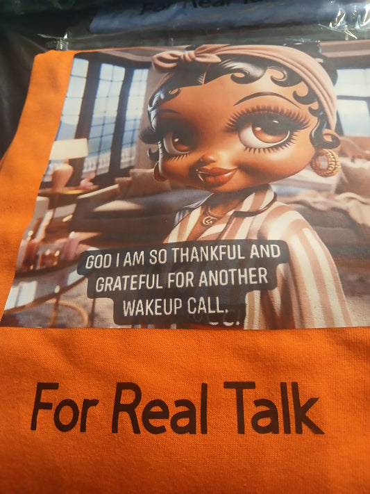 God I am Thankful Orange