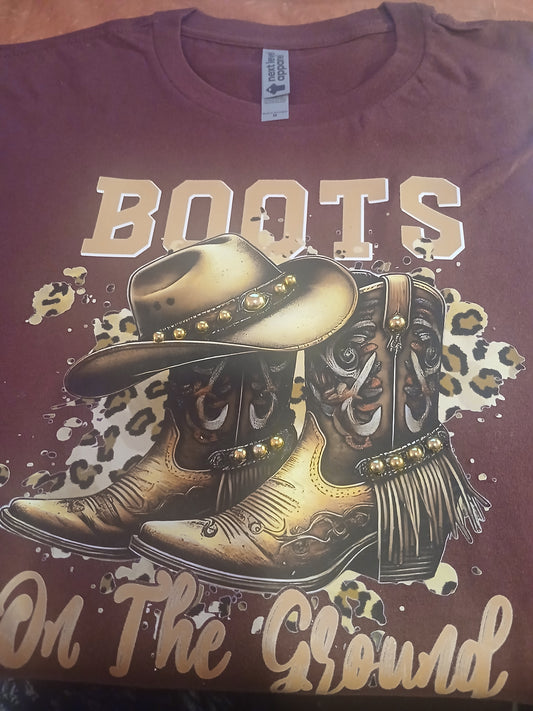 Boots on The Ground Leopard print Stoned