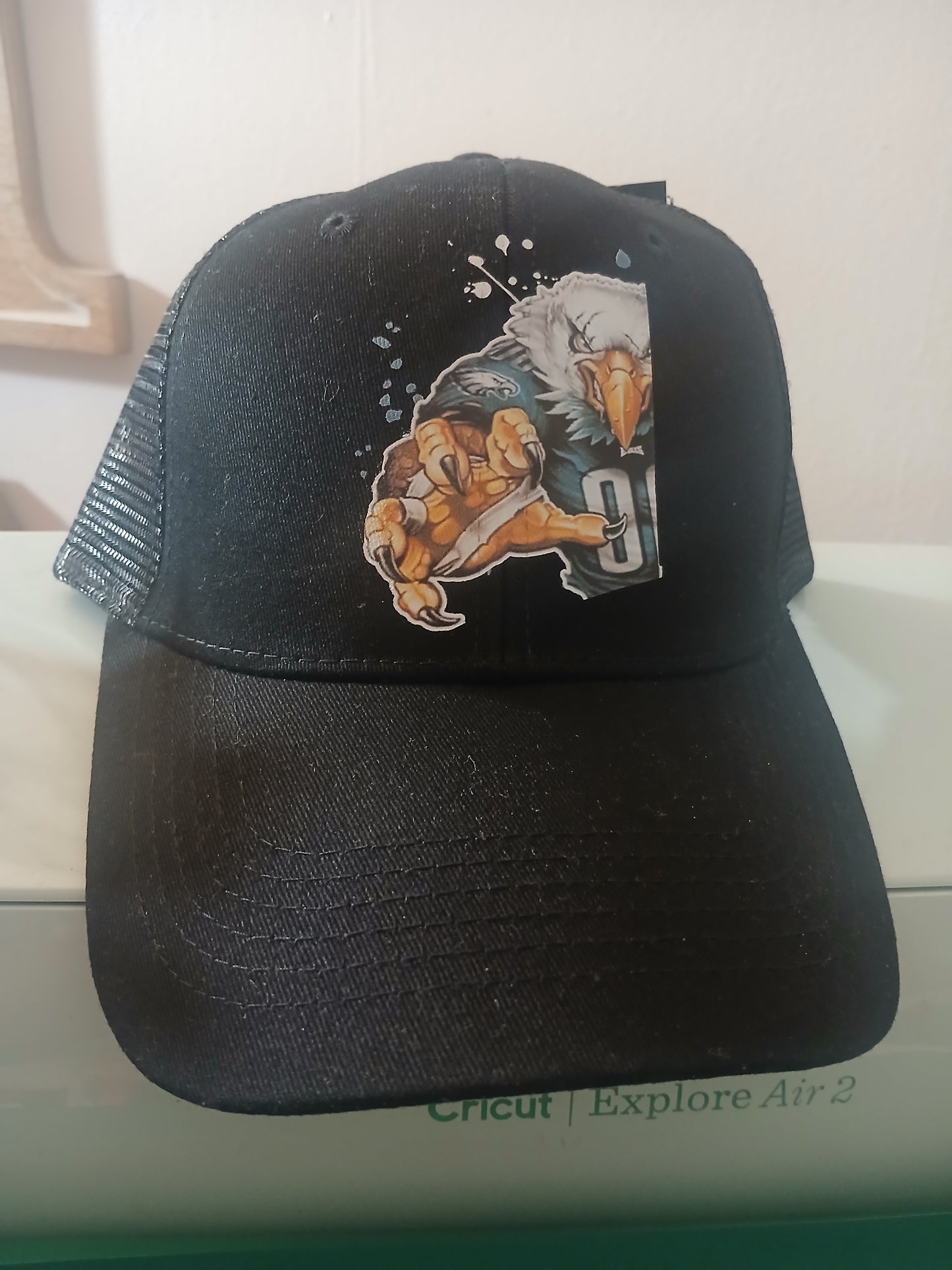 Eagle Hat Black with Mascot