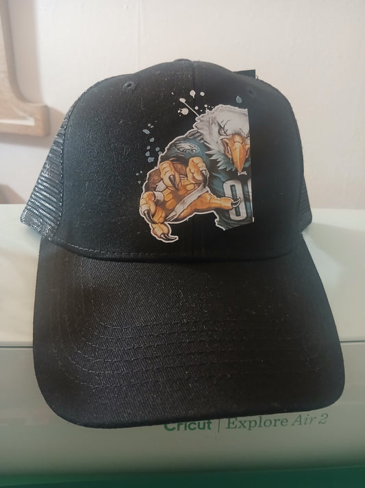 Eagle Hat Black with Mascot