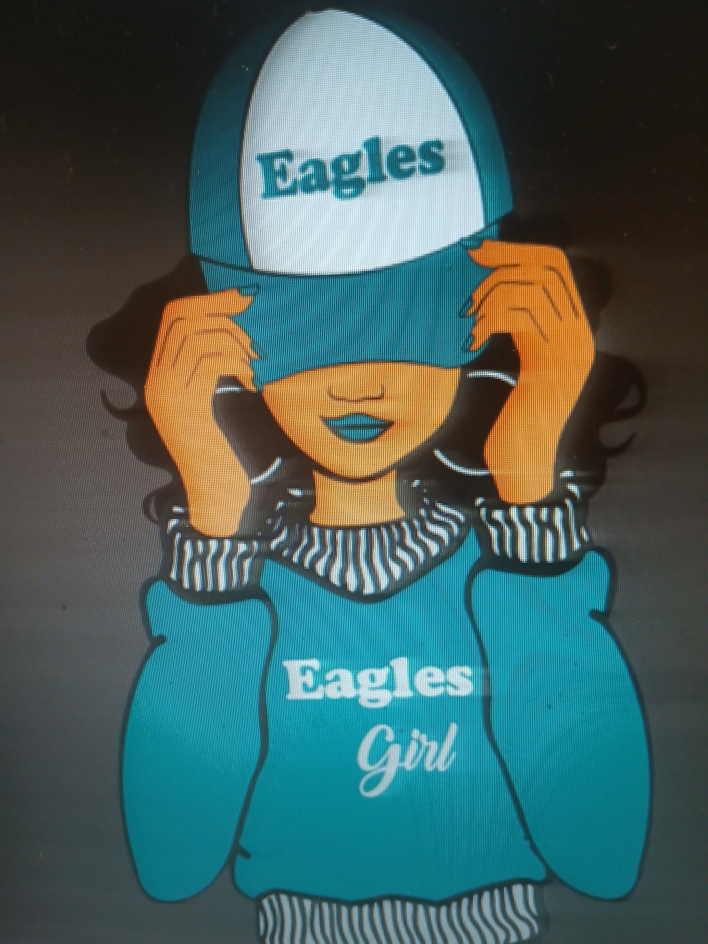 Eagles Girl Hoodie or Tee Shirt unstoned