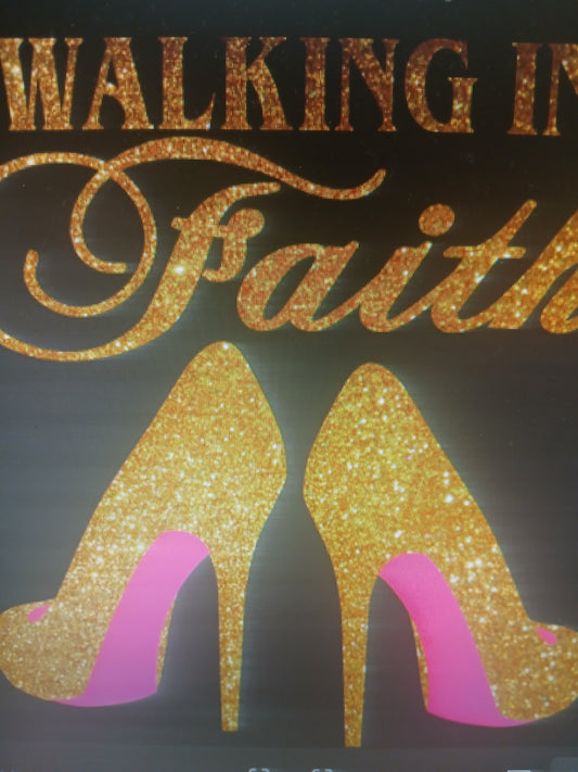 Tee Shirt Walking in Faith