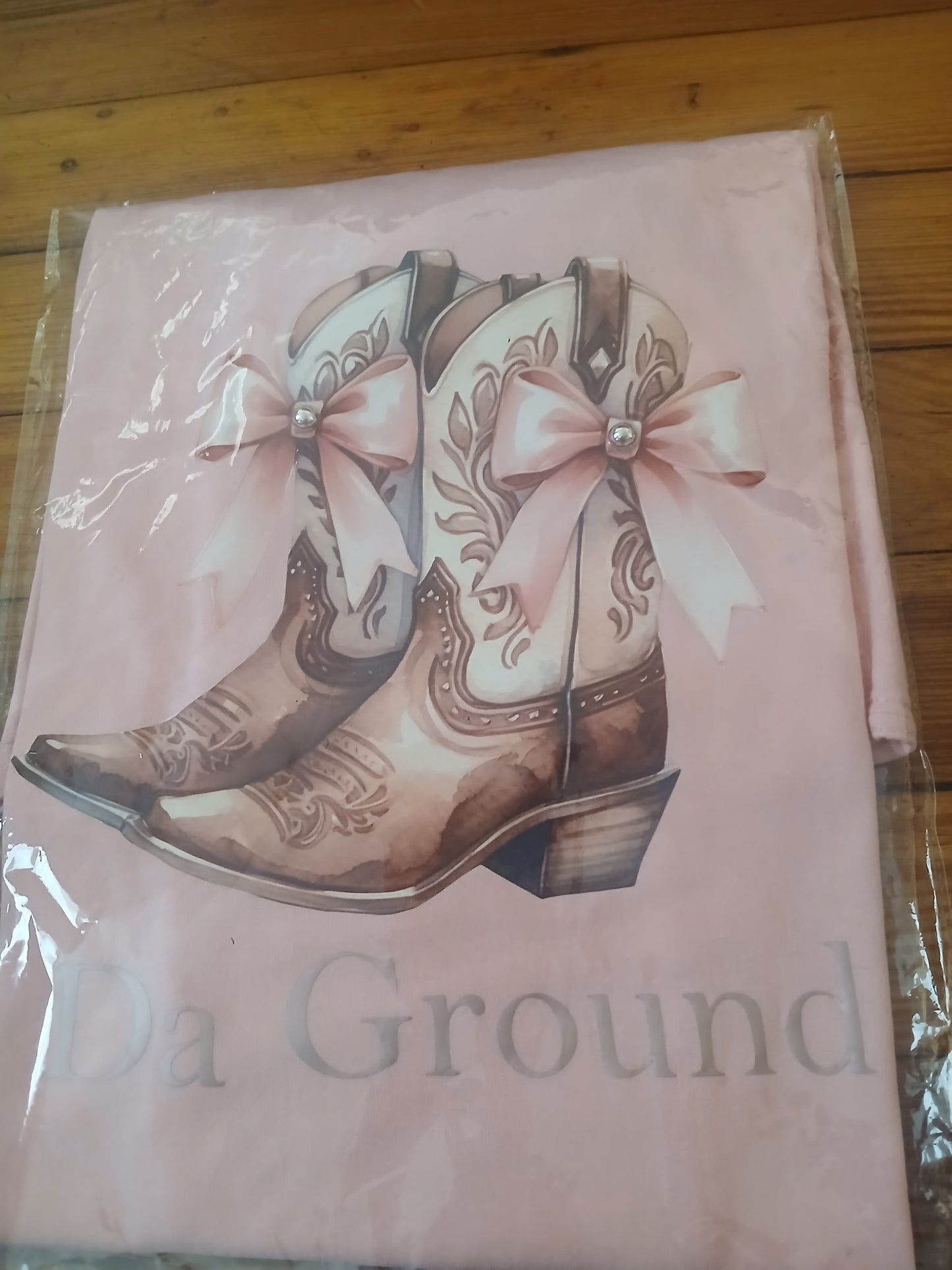 Boots on Da Ground(Pink Bow Boots)