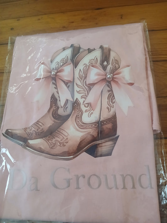 Boots on Da Ground(Pink Bow Boots)